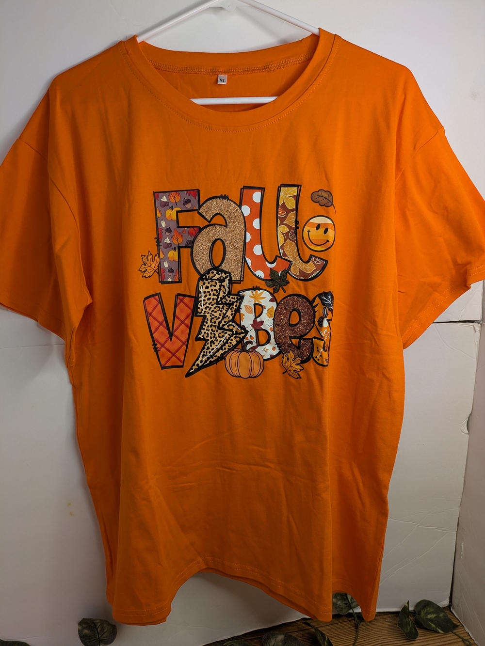 Fall Vibes Orange Women's Graphic Tee